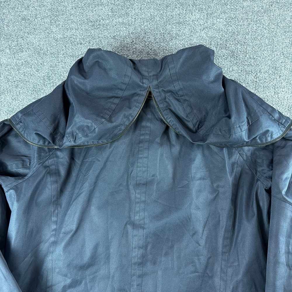 Rag & Bone Navy Blue Toggle Parka Jacket Mens 44 Handmade USA Hooded Coat Fall - Picture 7 of 11
